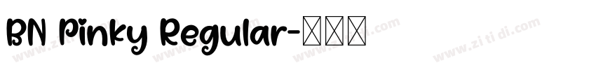BN Pinky Regular字体转换